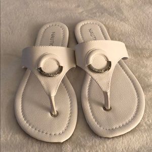 NWOT Nautical Sandals. Size 8 1/2